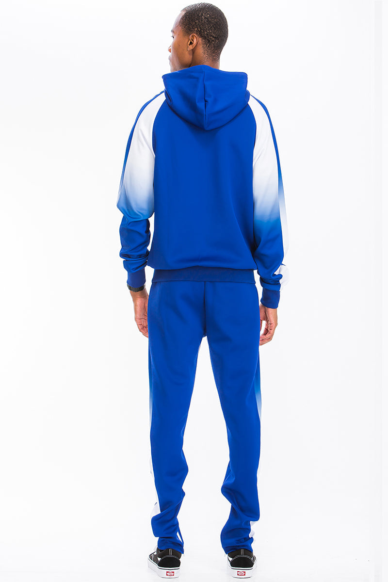 Ombre Hooded Suit / casual outfit