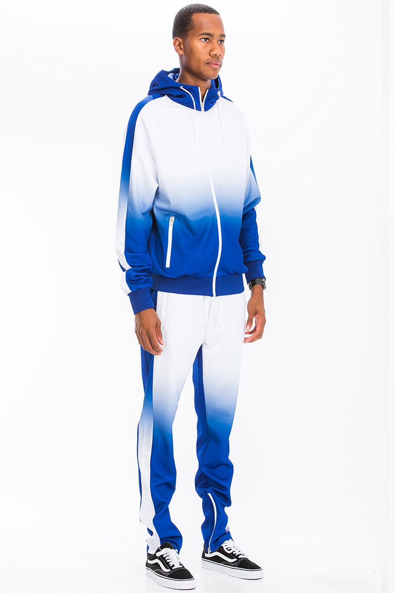 Ombre Hooded Suit / casual outfit