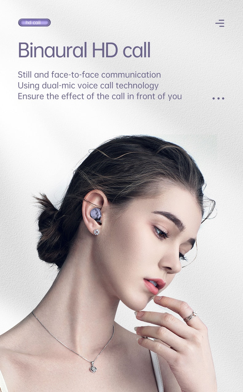 Dragon 32MAX Touch Bluetooth Earbuds purple or black